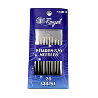 Голки 20шт 3/9 для ручного шиття  (06013)