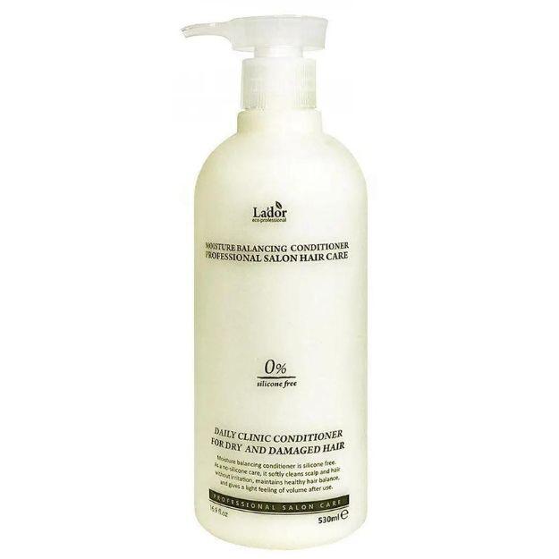 Кондиціонер для сухого та пошкодженого волосся оздоровлюючий La"dor Moisture Balancing Conditioner 500ml, фото 1