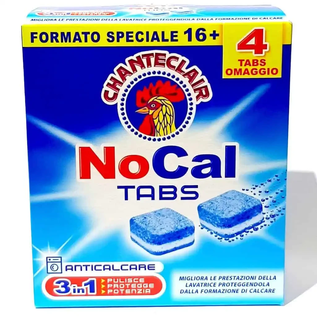 Chanteclair Nocal Tabs – Засіб від накипу для пральних машин 20шт, фото 1