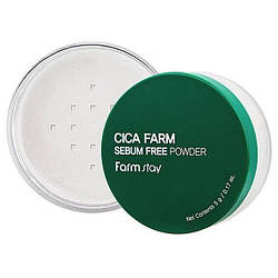 Розсипчаста матююча пудра з центелою Farmstay Cica Farm Sebum Free Powder 5g