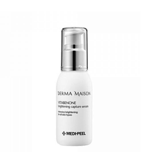 Сироватка для обличчя антиоксидантна з ідебеноном MEDI-PEEL Derma Maison Vitabenone Brightening Capture Serum, фото 1