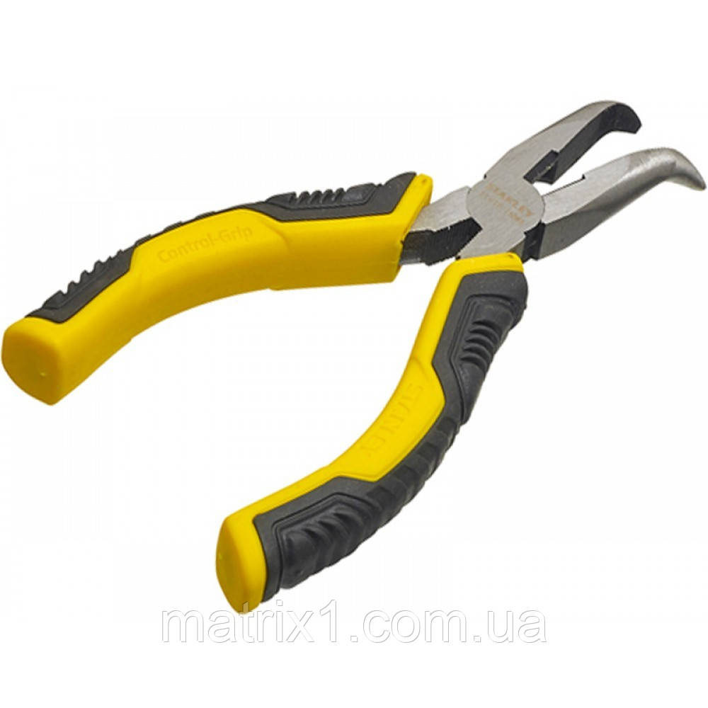 Довгогубці подовжені вигнуті Stanley L = 150 мм