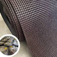 Рулон 90х1500 см. щетинисте покриття/ брудозахисна доріжка коричнева PLASTTURF 37, ширина 90 см, фото 1