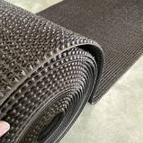 Рулон 90х1500 см. щетинисте покриття/ брудозахисна доріжка коричнева PLASTTURF 37, ширина 90 см, фото 2