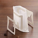 Дріп пакети для кави 100 шт в упаковці пусті дріп пакети для приготування кави дріп кава mlk shop, фото 2