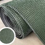 Рулон 90х1500 см. щетинисте покриття/ брудозахисна доріжка зелена PLASTTURF 64, ширина 90 см, фото 4