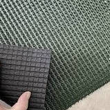 Рулон 90х1500 см. щетинисте покриття/ брудозахисна доріжка зелена PLASTTURF 64, ширина 90 см, фото 2