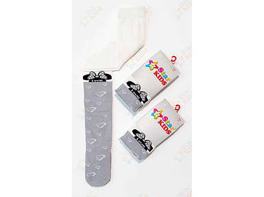 Колготи дитячі махра SK132 Мікі маус (крем/сірий) р.104-110 ТМ Star Kids FG