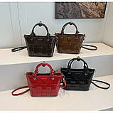 Жіноча сумка клатч НОВИЙ стильна сумка для через плече Ручні сумки Жіночий тільки ОПТ, фото 8