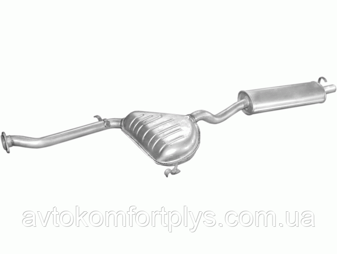 Глушник і резонатор Fiat Tipo 1.9 турбодизель 1992 - 1996 рр., фото 1