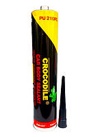 Герметик полиуретановый для швов Черный CROCODILE (Крокодил) PU210FC 300мл