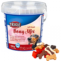 Trixie Ласощі для собак «Bony Mix» асорті у формі мінікішок поштучно.Хіт!