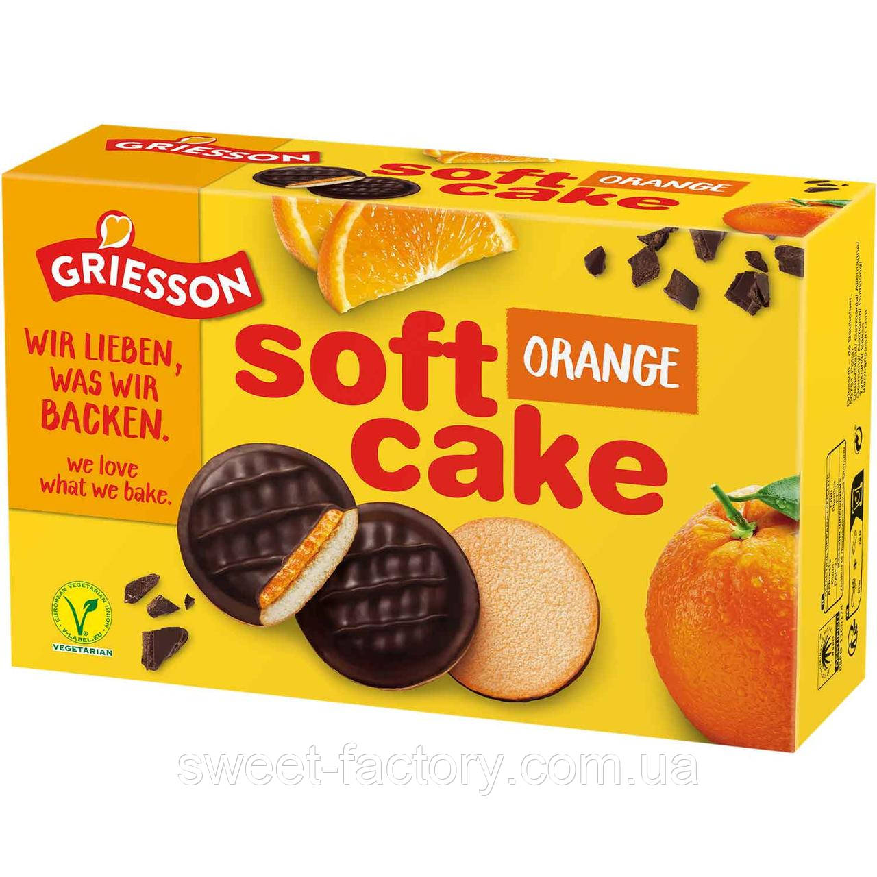 Печиво Griesson Soft Cake Orange 300g, фото 1