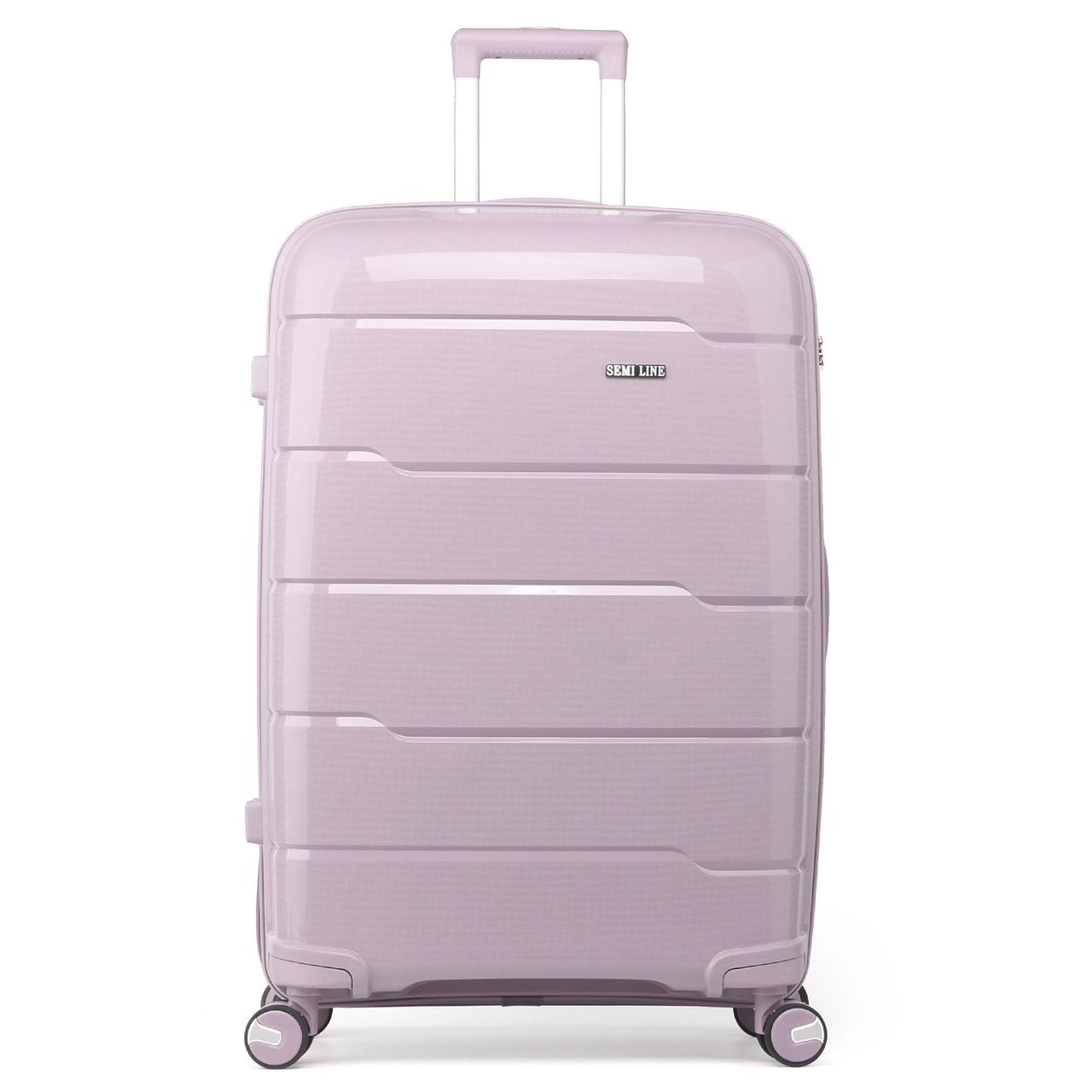Валіза дорожня 63 л Semi Line 24" (M) Light Pink (T5793-2), фото 1