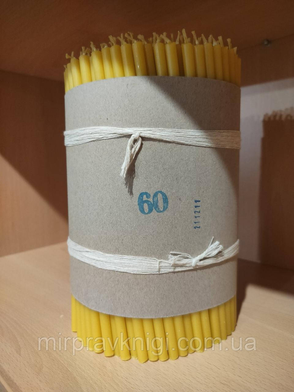 Свічки церковні парафінові № 60 (2 кг)