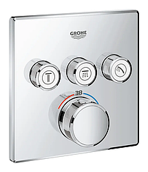 Термостат прихованого монтажу на 3 споживача Grohe Grohtherm SmartControl (29126000)