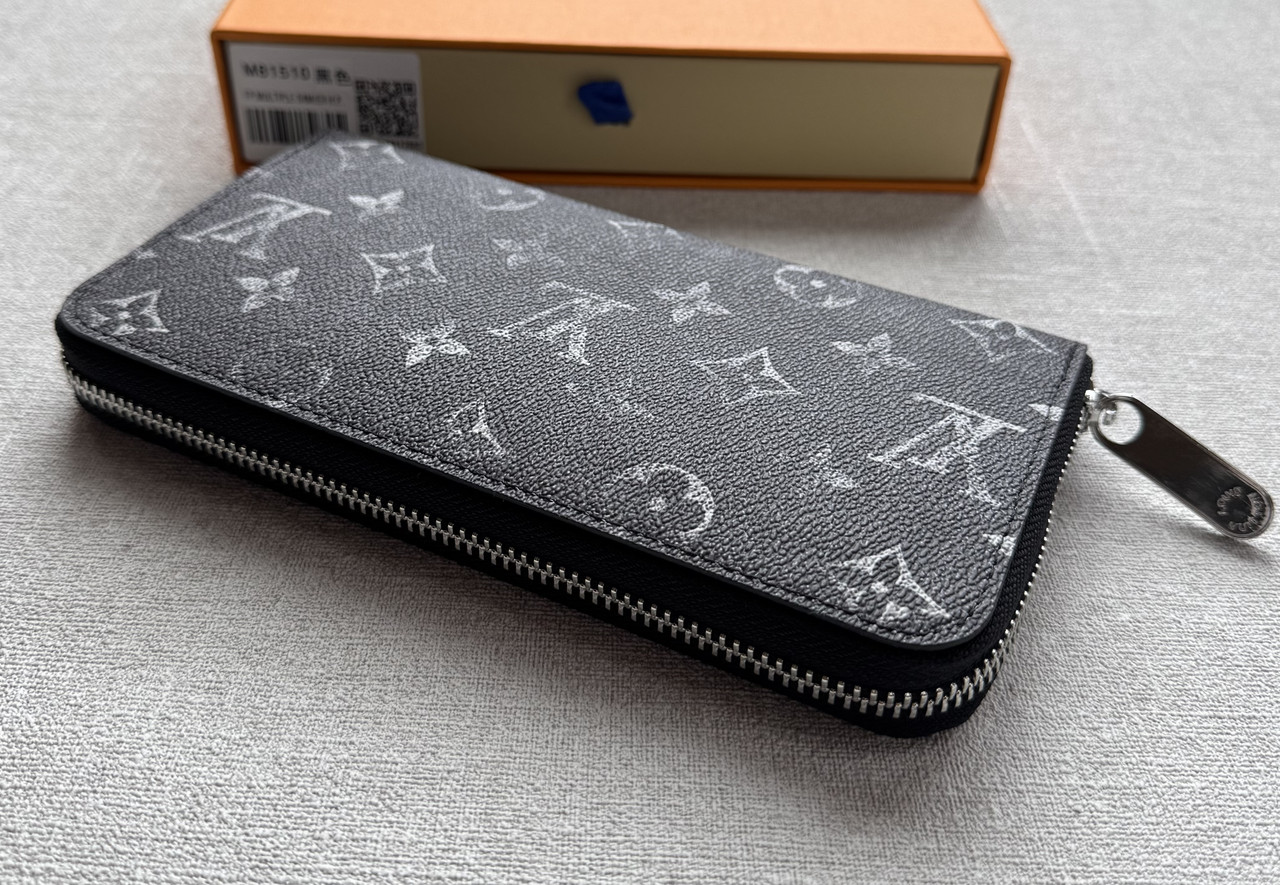 Гаманець на блискавці сірий