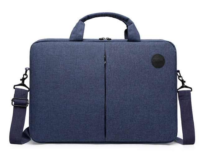 Сумка для ноутбука синя 15,6" Meijieluo портфель до ноутбуку 15-16 дюймів з перегородкою на липучці синій, фото 1