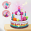 Іграшковий набір для дитячого свята Збірний тортик аксесуари Гра в кафе пекарню для розвитку уяви, фото 6