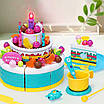 Іграшковий набір для дитячого свята Збірний тортик аксесуари Гра в кафе пекарню для розвитку уяви, фото 4