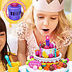 Іграшковий набір для дитячого свята Збірний тортик аксесуари Гра в кафе пекарню для розвитку уяви, фото 2