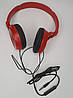Дротові навушники з мікрофоном штекером 3,5мм S-FA009Red, фото 3