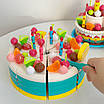 Іграшковий набір для дитячого свята Збірний тортик аксесуари Гра в кафе пекарню для розвитку уяви, фото 8