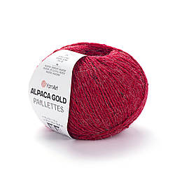 Пряжа з паєтками Yarnart Alpaca gold pailliettes 9307
