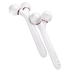 Електронний ультразвуковий ролик для обличчя GESKE Sonic Facial Roller 4в1 starlight