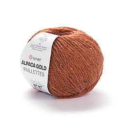Пряжа з паєтками Yarnart Alpaca gold pailliettes 9312