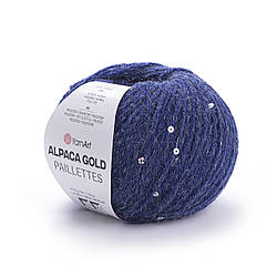Пряжа з паєтками Yarnart Alpaca gold pailliettes 9313