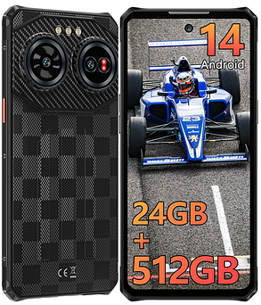 Захищений смартфон IIIF150 AIR 3 Check Black 12/512ГБ 100MP Ультратонкий, фото 1
