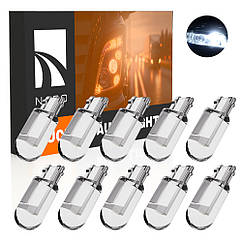 Комплект світлодіодних ламп для вантажівок NAPO TRUCK T10-F1 W5W T10 24V колір світіння білий 10 шт