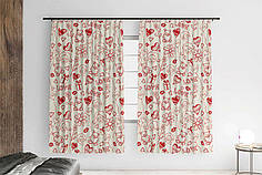 Штори з принтом «Кохання. Патерн»