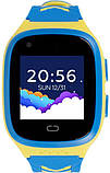 Смарт-годинник Gelius (IP67) (Ukraine) Kids smart watch, GPS/4G Blue/Yellow, фото 2
