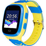 Смарт-годинник Gelius (IP67) (Ukraine) Kids smart watch, GPS/4G Blue/Yellow, фото 3