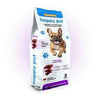 Гіпоалергенний сухий корм для собак середніх та малих порід Happy Pet з телятиною 8 кг