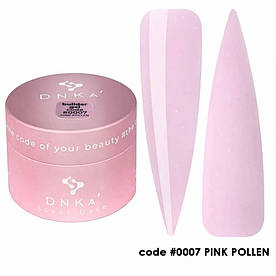 Камуфлюючий гель DNKa Builder Gel №07 Pink Pollen 30 мл.