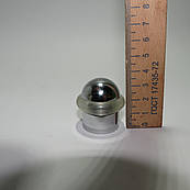 Обмежувач підлоговий циліндр 20 мм хром