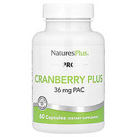 Журавлина органічна, PRO Cranberry Plus, Natures Plus, 60 капсул
