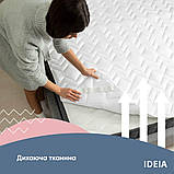 Наматрацник NORDIC СOMFORT 140х200 см IDEIA пл 150 гр/м2 з гумками по кутах захисний антиалергенний білий, фото 7