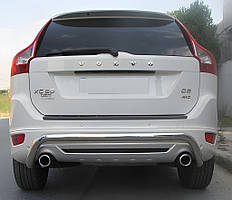 Задній захист AK007 (нерж) для Volvo XC60 2009-2017 рр
