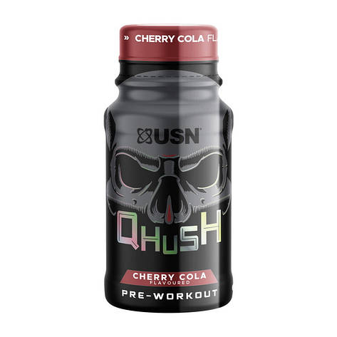 Qhush Pre-workout Shot (60 ml, cherry cola), фото 1