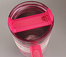 Термос термочашка Stanley Quencher H2.0 Tumbler з нержавіючої сталі 1,18 л Pink KT6007848, фото 5