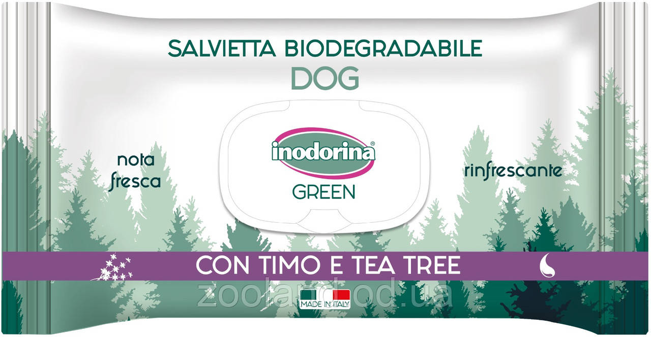Inodorina Green Lino e Rosmarino з чебрецем і чайним деревом, 30 шт.