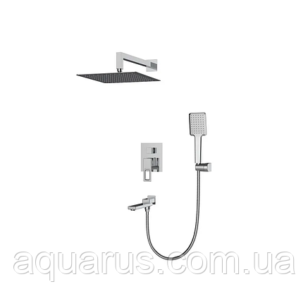 Вбудована душова система зі змішувачем KOER KB-66009-01 (Колір хром) (KR3508), фото 1