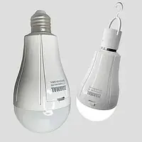 Потужна аварійна акумуляторна лампа LED ZIARMAL ZR-777 20W E27 з 2 акумуляторами 18650 з гачком ORG