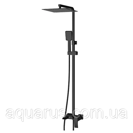 Душова колона зі змішувачем водоспад KOER KB-58007-05 (Колір чорний) (KR3463), фото 1