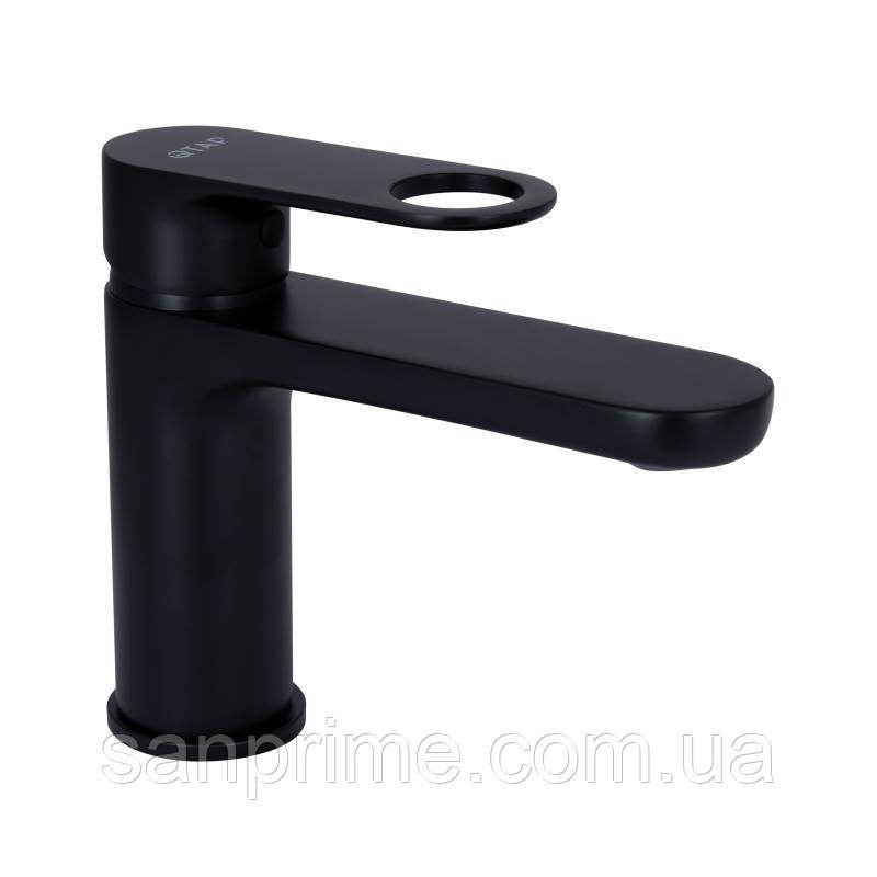 Змішувач для раковини Qtap Jay QTJAY270BLM45545 Black Matt, фото 1