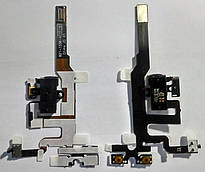 Шлейф кнопок гучності + HF iPhone 4S чорного кольору